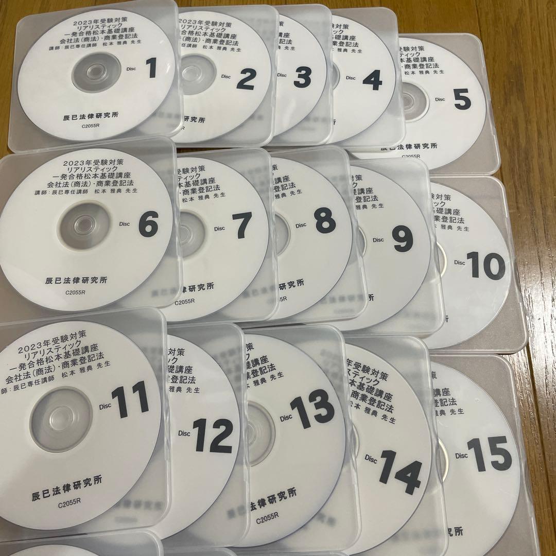 リアリスティック 司法書士 松本基礎講座 2023 商業登記法記述式 DVD等