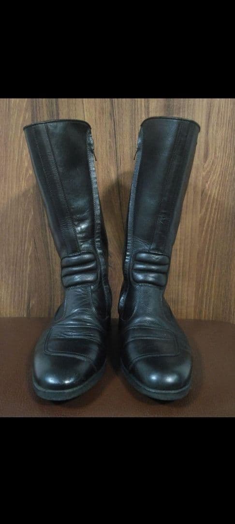 オートバイ ブーツ ロングブーツ レトロ 本革 THEBIKE 特攻バイク 特攻