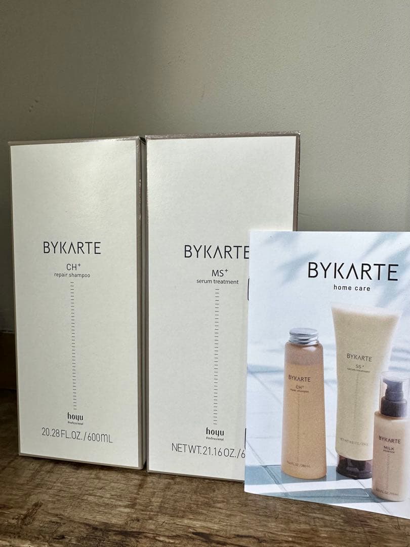 BYKARTE CHシャンプー600ml & MSトリートメント600g セット バイカルテ BK シャンプー CH 600mL / ヘアトリートメント MS 600g