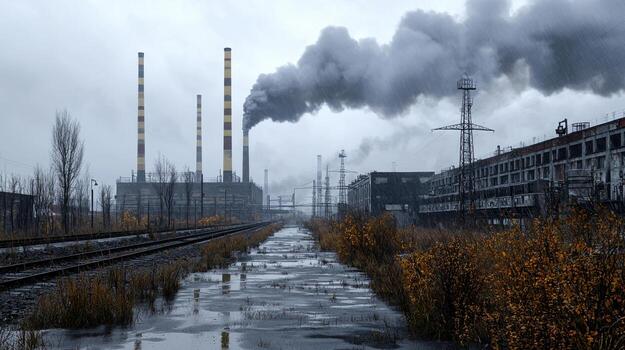 Industrial Landscape Stock Photos, Images and Backgrounds for Free