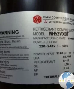 Máy Nén Mitsubishi NH52VXBT VÀ NH52VNHT Hàng Có Sẵn